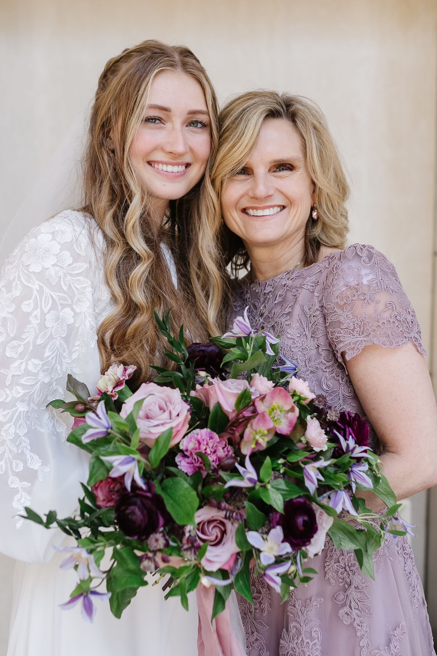 Susan and her daughter McCall at McCall's wedding